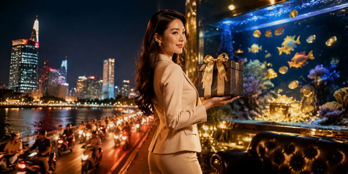 Không khí giải trí VIP neon tại TP HCM, biểu tượng của trải nghiệm cao cấp trực tuyến